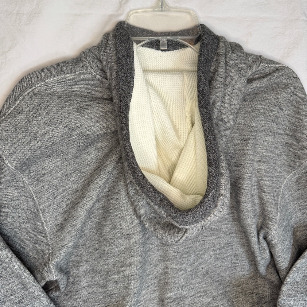 Nwot: Rag & Bone Heather Gray Cropped Hoodie - Picture 5 of 5